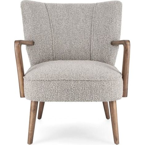 Poltrona "Moritz" per interno, Struttura In Legno Di Pino E Compensato 66.5 x 73.5 x 81.5h cm -Stone (1/5)