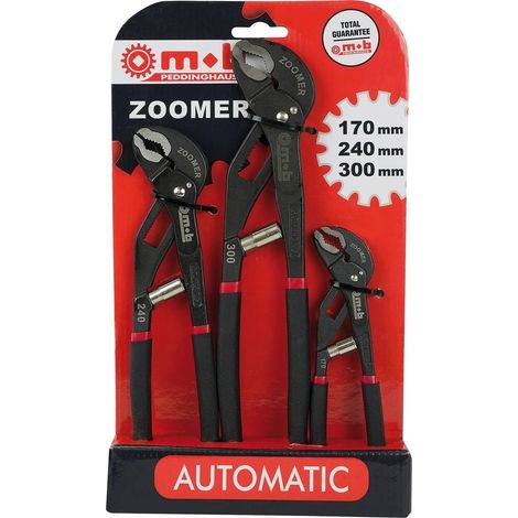 Peddinghaus Zoomer conjunto de 3 alicates multipresa robustos