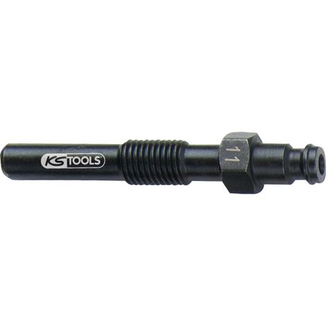 KS Tools Glühkerzen Adapter, M10x1,25 mit Außengewinde, Länge 70 mm (1/2)