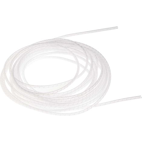 Frette spiralée RS PRO, Ø 1.5mm 3mm, en Polyéthylène ( Prix pour Bobine de 5 Mètres )