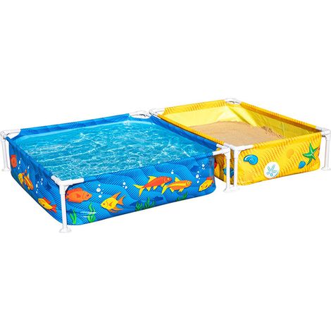 Bestway piscina rigida infantil con arenero 213x122x30,5 cm