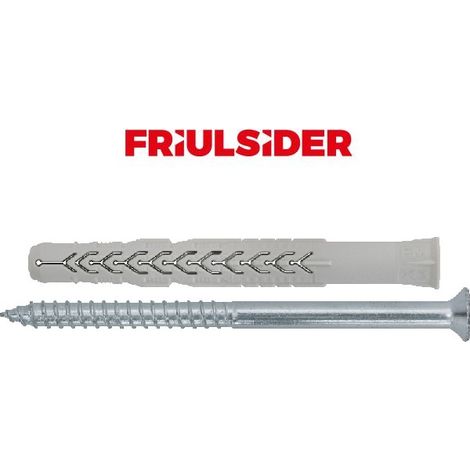 FRIULSIDER X3 64602 TASSELLO PROLUNGATO BORDO SVASATO CON VITE TPS TORX ZINCATA - 10x100/30 (1/3)