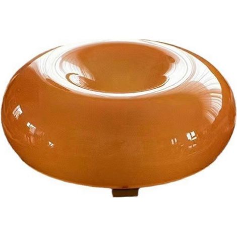 Donutförmige LED-Tischleuchte, USB-aufladbar, orange (1/5)