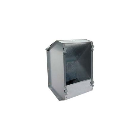MANGIATOIA CON COPERCHIO PER CONIGLI- - cm.14x13x25h. - 6 pezzi