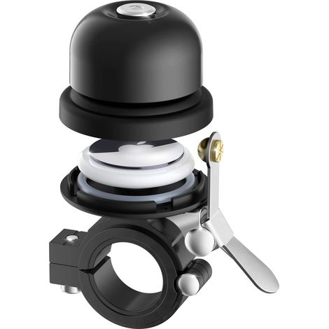 Sonnette de vélo pour 22 mm-25 mm de diamètre - Antivol caché - Étanche - en Laiton - pour vélo de Route, VTT (1/5)