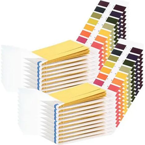 20 bandelettes de test pH liquides acide alcalin papier indicateur qualité eau