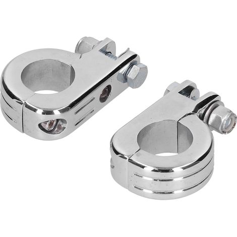 Lot de 2 supports de repose-pieds de protection moteur en alliage d'aluminium, accessoire de moto compatible Honda (1/5)