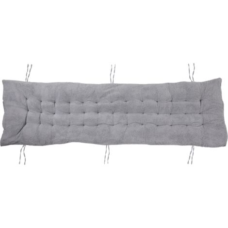 Winter Grey Plush Sherpa Non-Slip Lounger Mat 170cm(W) x 48cm(D) (1/5)