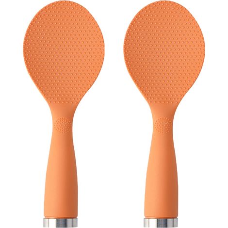 Spatule à riz, spatule à riz sur pied avec cuillère à riz antiadhésive et résistante à la chaleur, cuillère pour cuiseur à riz (1/5)