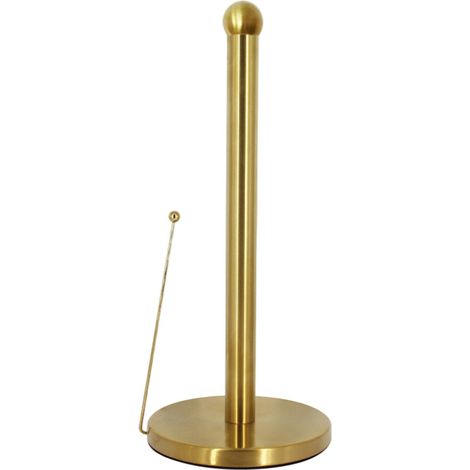 Porta rotolo di carta con dispenser verticale, colore oro