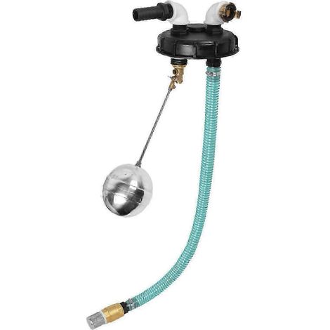 Couvercle IBC DN 150 avec protection anti-débordement et raccord de pompe pour réservoirs d'eau de pluie - Bouchon de réservoir ventilé SZBUM61 (1/5)
