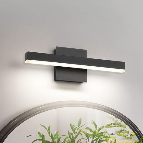 40cm LED Miroir Salle de Bain 12W 1020LM Blanc Froid 6000K, Pas de Flash Salle de Bain Miroir Lumire IP44 230V Applique Murale Miroir Lumi (1/5)