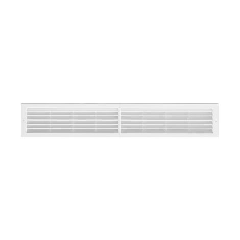 Griglia da incasso con rete l. 706 x  h. 130 mm bianco
