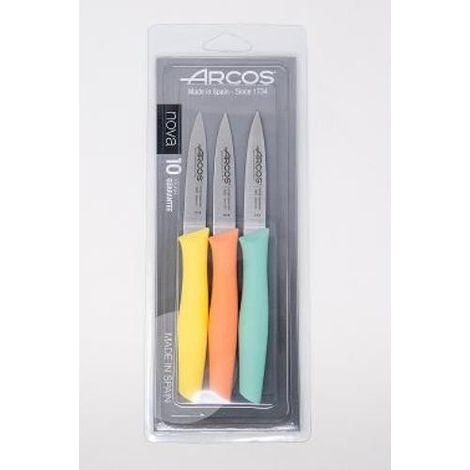 Set di coltelli Nova Mondadores - Arcos 859800 Set di coltelli da cucina, Varios Colores, Acciaio inossidabile, Multicolore.