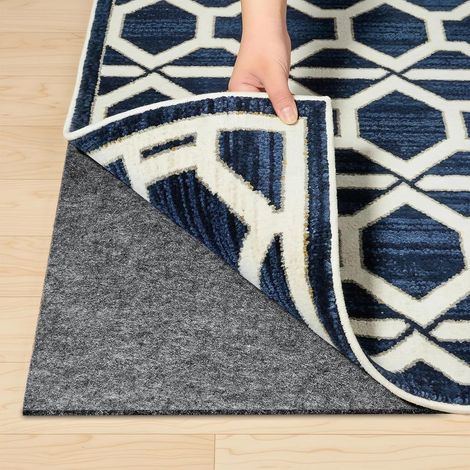Tapis en Feutre antidérapant avec Envers en Caoutchouc, 70 x 140 cm, Tapis Antidérapant Découpable Universel, pour sols en Bois Dur, Doux et sûr (1/5)