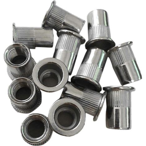 30 écrous à sertir M8 en acier inoxydable (1/5)