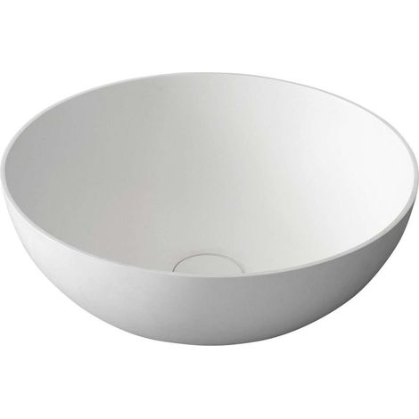 Sapho Thin - Aufsatzwaschtisch 39x15 cm, weißmatt WN185