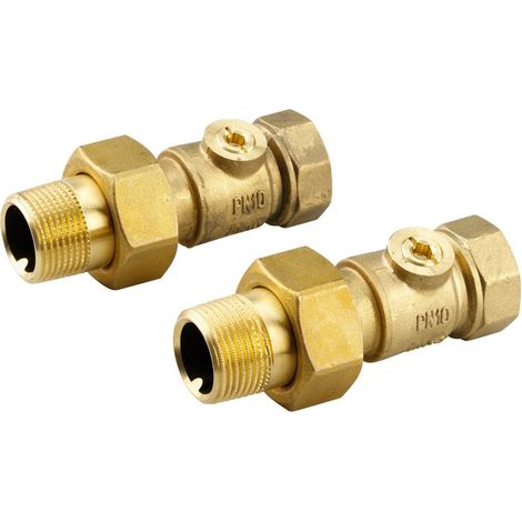 Anschlussteile mit Kugelhahn für MTCV 15, Rp 1/2 IG