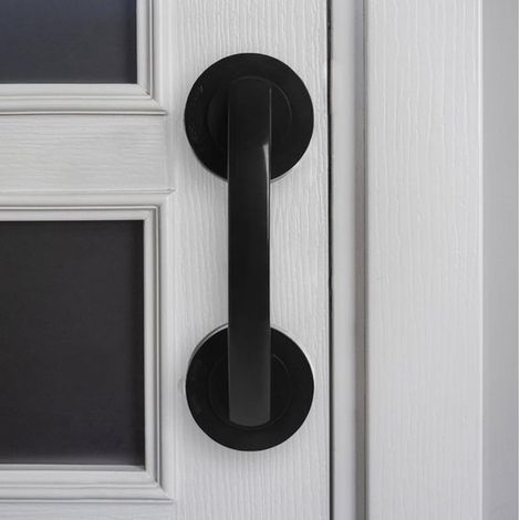 Asa antideslizante con ventosa, Asa con ventosas, Barra de apoyo para bañera, Potente y móvil, Capacidad de tracción de hasta 50 kg, 23 cm (1/5)