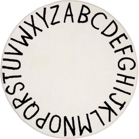 Crediri Kinderzimmerteppich, rutschfest, waschbar, Kinderteppich für Wohnzimmerdekoration, 120 cm