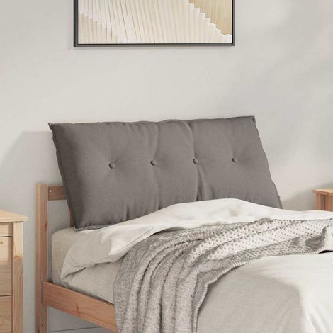 Rückenkissen Taupe 100 x 19 x 50 cm Stoff