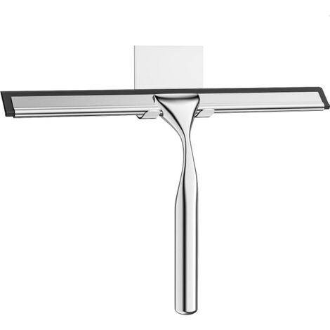 Grille de douche en acier inoxydable argenté, grille de douche de 25 cm avec crochet, grille de douche pour fenêtre, grille de douche pour salle de bain en silicone remplaçable