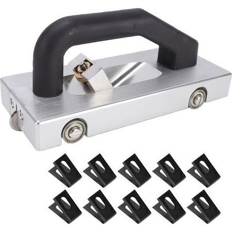 Outil manuel pour rainurer les sols avec roues – Lames en forme de U – Largeur de rainure 2 à 3 mm – Pour décompactage et préparation de sol (1/5)