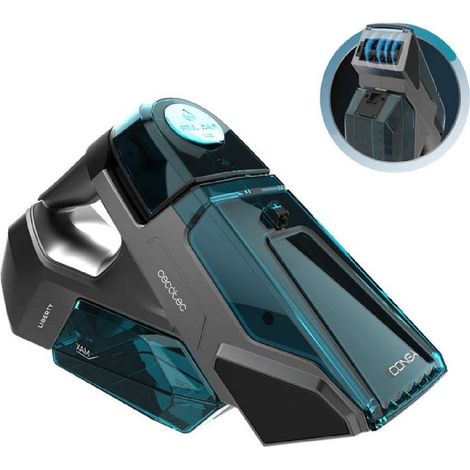 Cecotec Staubsauger de Polster & Teppich de Handstaubsauger ohne Kabel Conga MotorHand Teppich&Flecken Clean 2000. 90W, Motorisierte Bürste, Spray, Autonomie 25mins, sauber und schmutzig Wassert (1/5)