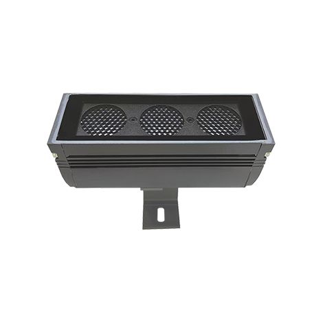 Wallwasher Lèche-Mur Extérieur 9W IP65 Gris Avec Transfo ZAMBELIS E495 - 15 deg - Blanc chaud - 3000K
