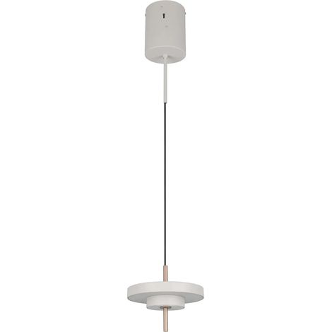 [GEBRAUCHT] B-Ware Trio Lighting Pendelleuchte Hängelampe Led Leuchte Hellgrau Metall Cct Dimmbar