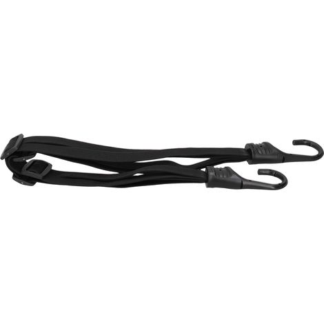 Sangle élastique de fixation avec 2 crochets, cordon extensible pour casque de moto et maintien de bagages (1/5)