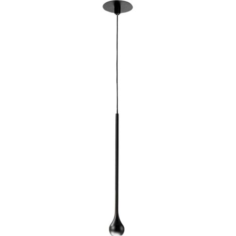 Lampe À Suspension Ursula Sp/I Noir - Suspension Encastrable Led 5W 3000K 255Lm Faisceau 24° Ip20 Cadre Aluminium - Gea Luce (1/3)