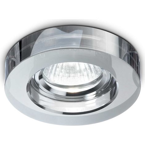 3 Faretti Incasso Moderno Blues Alluminio Fumè 1 Luce Gu10 5W 3000K Luce Calda (1/2)