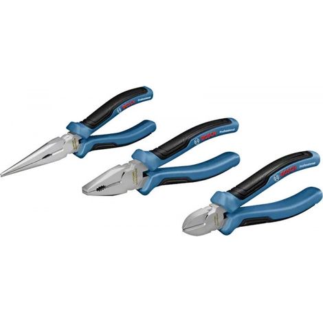 Bosch - Set di pinze da 3 pezzi 1600A016BG