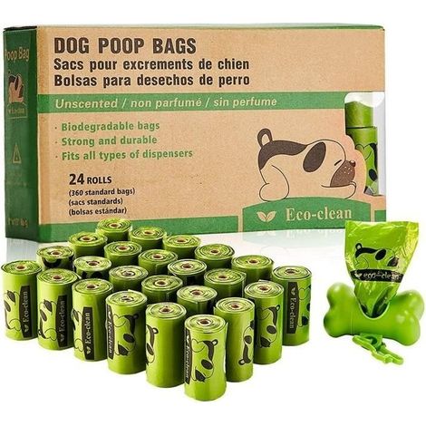 Bags to Birds Canines - Non Parfumes - 360 Bags Biodegradables - Resistant to Leaks - With Distributor