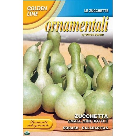 BUSTINA CON SEMI DI ZUCCHETTA ORNAMENTALE SMALL MINI BOTTLE (1/2)