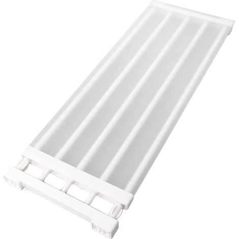 Étagère de placard extensible sans perçage, séparateur d'armoire réglable 75-120 cm, rack de rangement pour dressing et buffet (1/5)