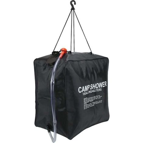 Solarduschsack, 40L Solarduschsack, Wasserbeutel, beheizter Duschbeutel, solarbetriebene Outdoor-Campingdusche