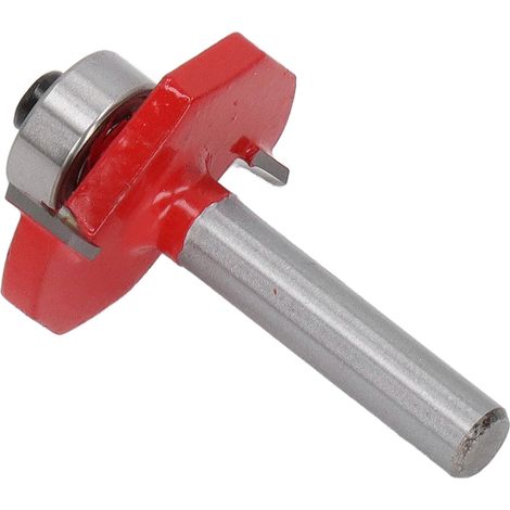Fraise à moulurer en forme de T pour le travail du bois, queue de 6,35 mm (1/4 po), en acier allié au tungstène, pour menuisier, 6,35 x 6,35 mm (1/4 x 1/4 po) (1/5)