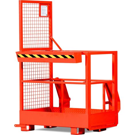 RR Industrietechnik Arbeitskorb Typ RAK-Multi 800x1200x1910mm RAL2004 Reinorange (1/4)