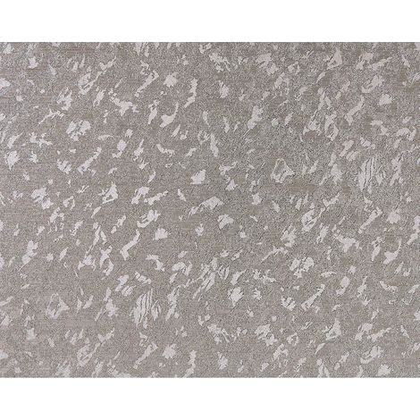 Uni Tapete EDEM 9011-34 Vliestapete geprägt in Spachteloptik glänzend silber grau 10,65 m2 (1/5)