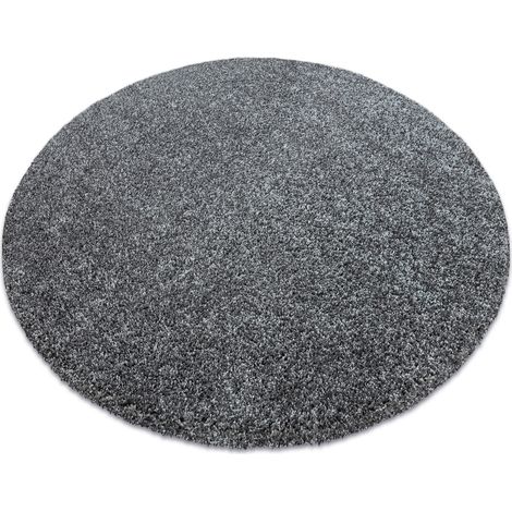 Modern washing carpet ILDO 71181070 circle anthracite grey grey round 160 cm