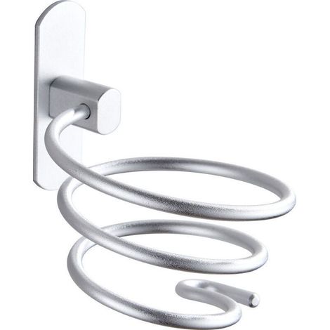 Porte-sèche-Cheveux Exclusif en Acier Inoxydable Salle de Bains Sèche-Cheveux Porte-Support Toilettes (Acier Inoxydable ) (1/3)