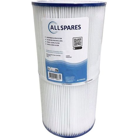 Filtro per piscine AllSpares compatibile con Hayward Star Clear CX410RE / CX0410RE / C400 / C0400 (Ø178x360mm)