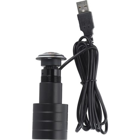 Judas de porte grand angle 1080p HD 2 MP, caméra USB pour porte d'entrée, installation facile et rapide, idéale pour la maison. (1/5)