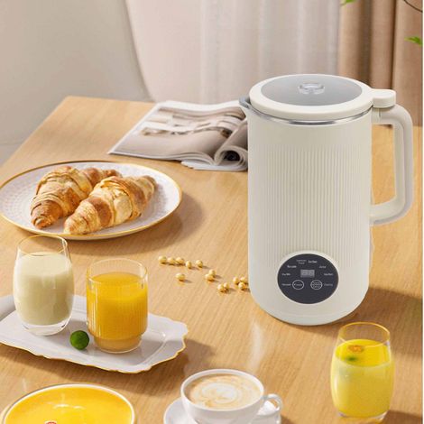 Máquina multifuncional para hacer leche vegetal de 1200 ml con limpieza y aislamiento automáticos. (1/5)
