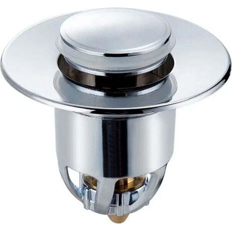Filtro di scarico a pressione in acciaio inossidabile, tappo universale per lavandino, bagno, vasca da bagno, nuovo (1/4)