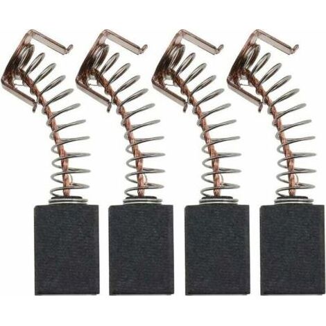 Lot de 2 paires de balais de charbon pour moteur 12 x 8 x 5 mm compatibles avec meuleuse d'angle WS125 Black & Decker G720 (1/3)