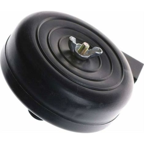 Filtre à air pour compresseur 16 mm 3/8PT - Filtre silencieux en plastique noir avec raccord mâle (1/5)