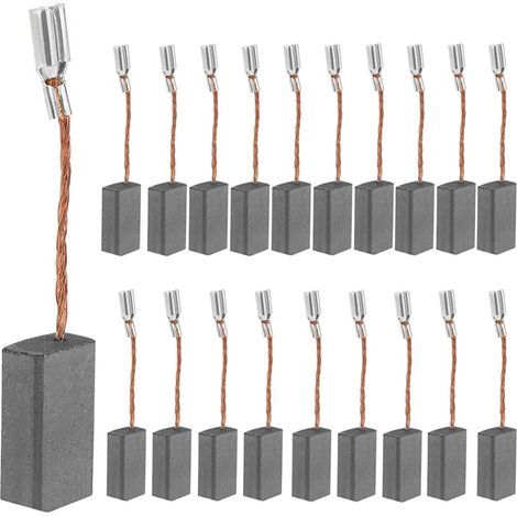Pack of 20 replacement carbon brushes for angle grinders for power tools (1/5)